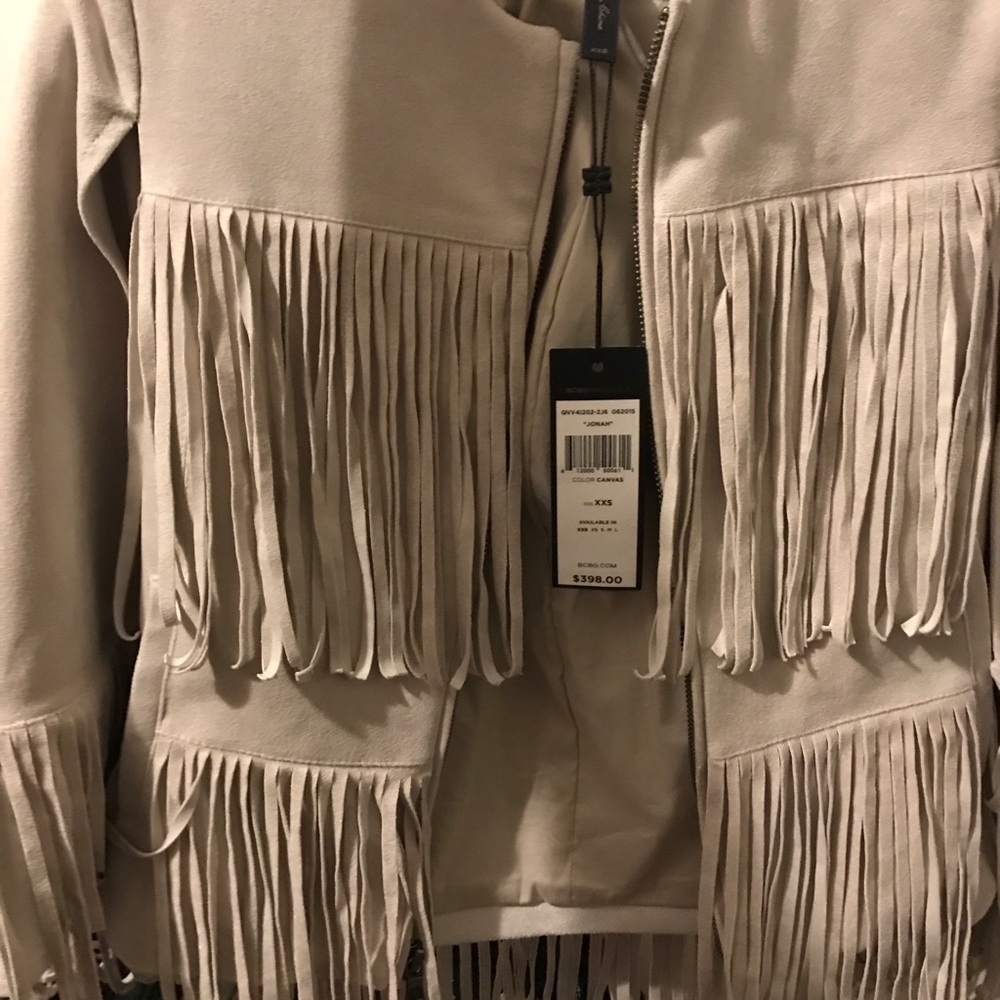 Bcbg Fringe Jacket